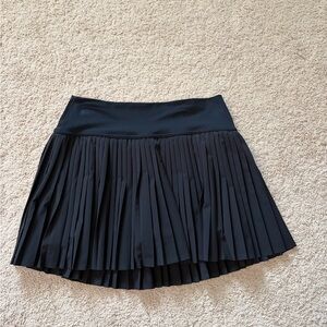 Aerie Black Pleated Mini Skirt